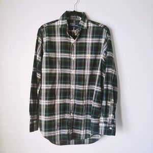 Polo | Men's Green Plaid Button Down Shirt
